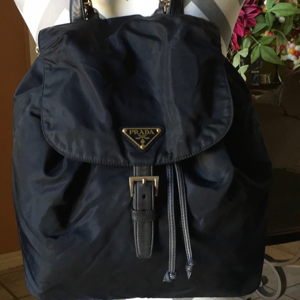 Prada Black Backpack